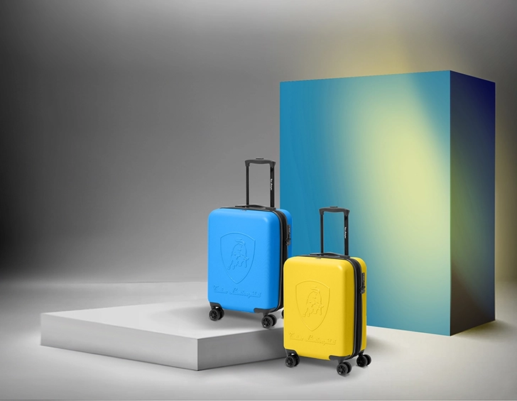 Tonino Lamborghini suitcase - TMS Group brand licensing