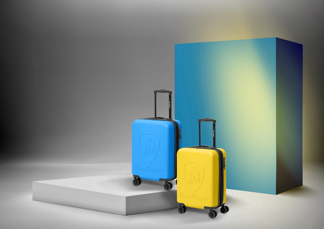 Tonino Lamborghini suitcase - TMS Group brand licensing