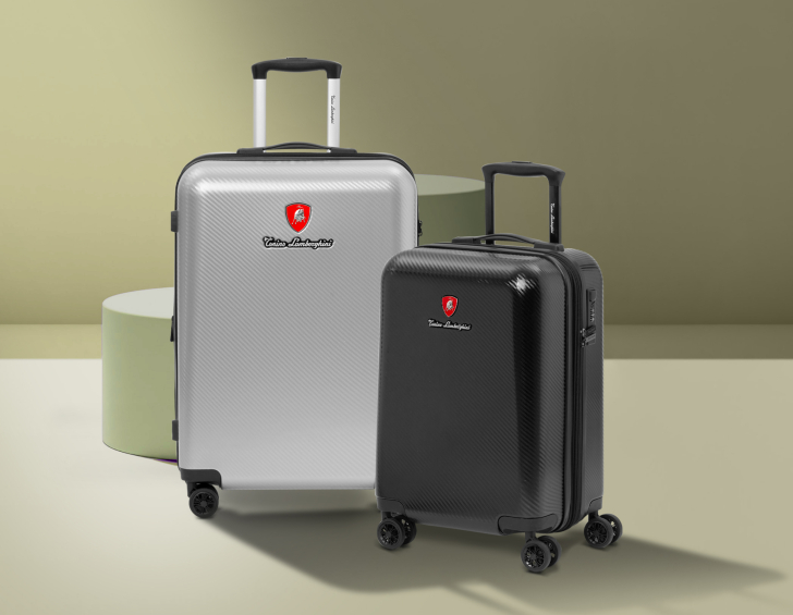 Tonino Lamborghini suitcase - TMS Group brand licensing