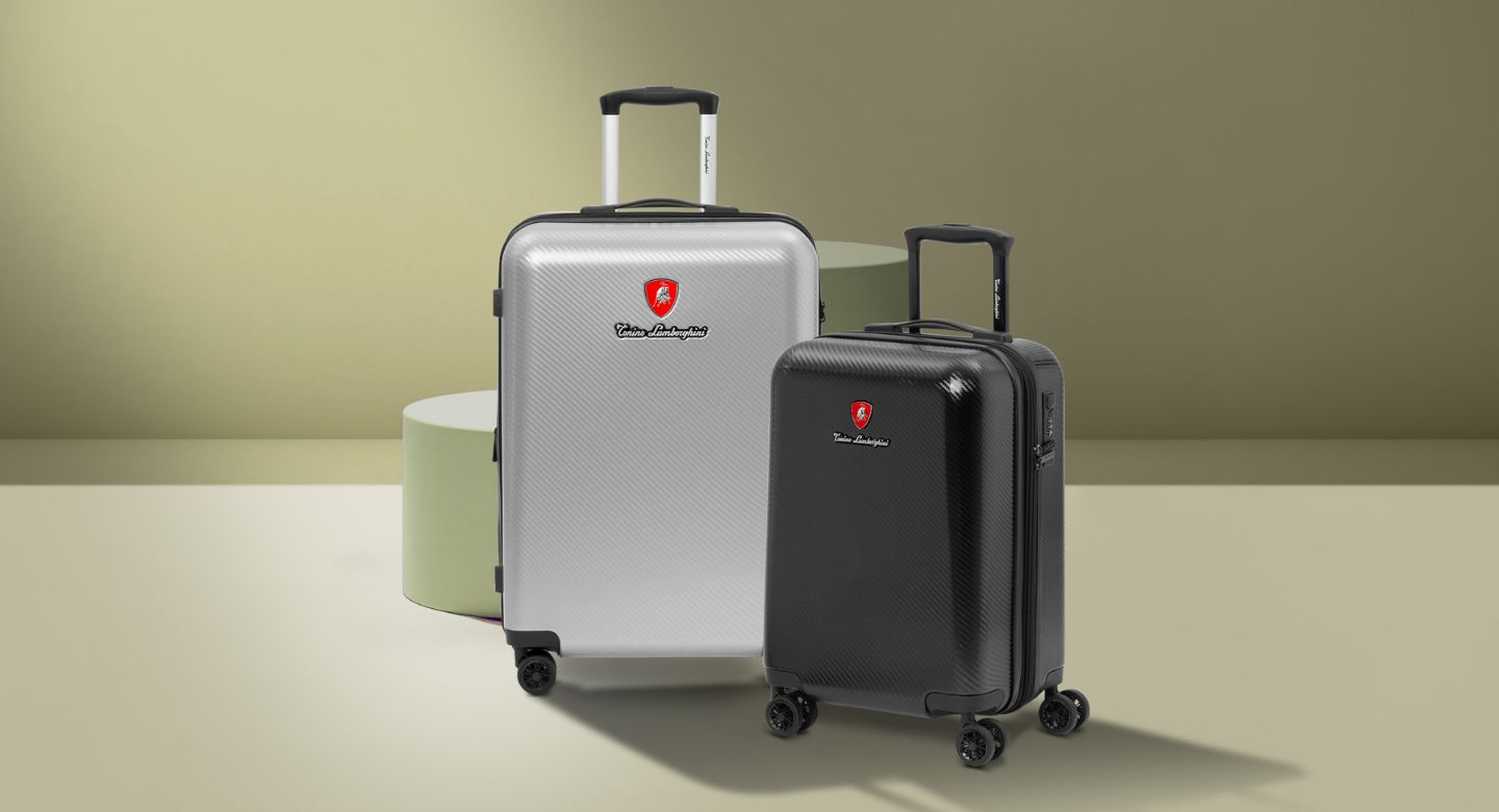 Tonino Lamborghini suitcase - TMS Group brand licensing