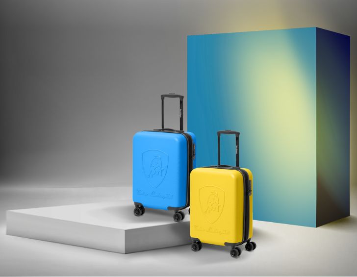 Tonino Lamborghini suitcase - TMS Group brand licensing