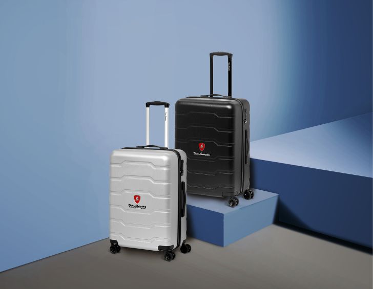 Tonino Lamborghini suitcase - TMS Group brand licensing
