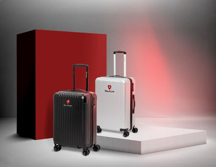 Tonino Lamborghini suitcase - TMS Group brand licensing